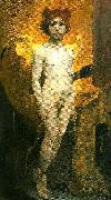 Carl Larsson amor mercurius France oil painting artist